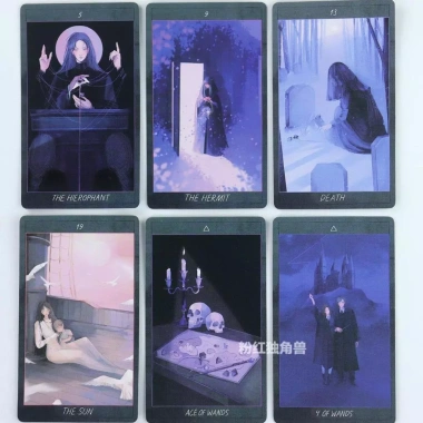 Bộ bài Tarot Honey & Lavender 78 lá - Nghệ thuật Ethereal Fantasy, thẩm mỹ mơ mộng, biểu tượng huyền bí - Giá 86.400₫