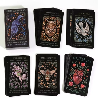 Bộ bài Tarot Spirit Animal Oracle – Thẻ Tarot Trái tim màu sắc, cho người mới bắt đầu, trò may mắn – Giá 77.760₫ 4 Bộ bài Tarot Spirit Animal Oracle – Thẻ Tarot Trái tim màu sắc, cho người mới bắt đầu, trò may mắn – Giá 77.760₫ 4