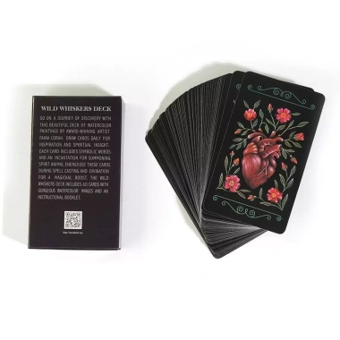 Bộ bài Tarot Spirit Animal Oracle – Thẻ Tarot Trái tim màu sắc, cho người mới bắt đầu, trò may mắn – Giá 77.760₫ 5 Bộ bài Tarot Spirit Animal Oracle – Thẻ Tarot Trái tim màu sắc, cho người mới bắt đầu, trò may mắn – Giá 77.760₫ 5