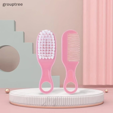 Bộ Bàn Chải Massage và Tẩy Lông Bé Grouptree Babyb - Dầu Gội Tắm Sơ Sinh, Bàn Chải Mềm 2 Trong 1, Giá Ưu Đãi 47.844₫