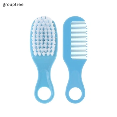 Bộ Bàn Chải Massage và Tẩy Lông Bé Grouptree Babyb - Dầu Gội Tắm Sơ Sinh, Bàn Chải Mềm 2 Trong 1, Giá Ưu Đãi 47.844₫