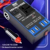 Bộ biến tần 1.500W xe hơi 12V/24V sạc USB, điện thoại, chuyển 220V - Giá chỉ 145k 7