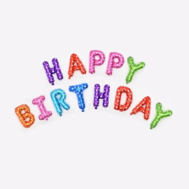 Bộ Bóng Chữ Happy Birthday - Đèn LED sáng rực, Thiết kế sinh nhật, Giá 27.840₫