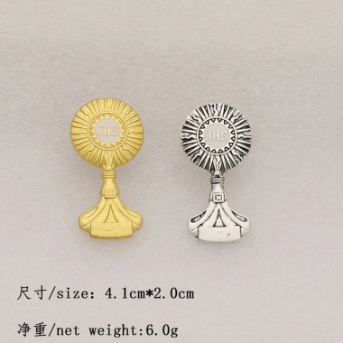 Bộ Brooch Thánh Giá Kitô - Quà Tặng Lễ, kèm túi xách và mũ, giảm 17% chỉ 64.350₫