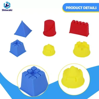 Bộ cát bãi biển di động cho bé gái 3-10 tuổi, đồ chơi giáo dục lâu đài kim tự tháp, 68.200₫
