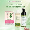 Bộ chăm sóc da hai bước tẩy tế bào chết - Bọt rửa mặt & Bột Taptap, giảm còn 205.000₫