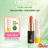 Bộ Chăm Sóc Môi Xinh Son Lụa + Son Dưỡng Cỏ Mềm - Dưỡng ẩm, Màu Tự Nhiên, Giá 348k