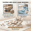 Bộ chăn ga bé đi học Ngọc Hạnh - Microfiber thoáng khí, mềm mại, giá ưu đãi 459k 4