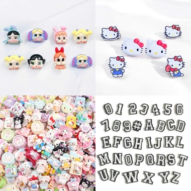 Bộ Charm Jitbitz Sticker 3D Gắn Dép Nhiều Mẫu Đẹp Dễ Thương - Đã Có Chân Gắn - 25.000₫ PINIC STORE