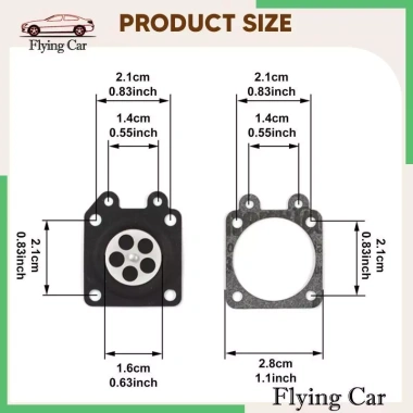 Bộ chế hòa khí Màng đệm di động - Dễ lắp đặt, độ bền chuyên nghiệp, thay thế 45cc, giá chỉ 47.300₫