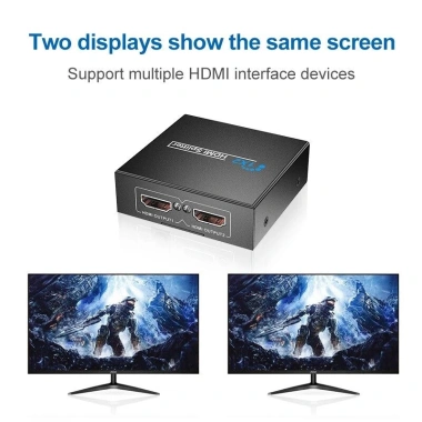 Bộ chia HDMI ZOERAX 1-in-2 1.080P 60Hz HD hỗ trợ 3D HDCP CEC cho PS5 Xbox Blu-ray Dolby True - Giá 141.900₫
