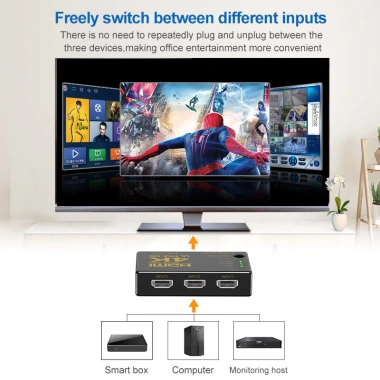 Bộ chia HDMI ZOERAX 3 trong 1 4K-60Hz 3 cổng CEC HDR 3D PC Fire TV Nintendo - 130.900₫ 3 Bộ chia HDMI ZOERAX 3 trong 1 4K-60Hz 3 cổng CEC HDR 3D PC Fire TV Nintendo - 130.900₫ 3