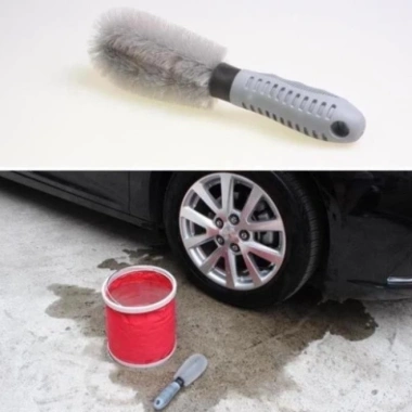Bộ chổi cọ rửa vành lazang, bàn chải vệ sinh bánh xe chuyên nghiệp - Giá ưu đãi 35.000₫ 4