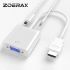 Bộ chuyển đổi HDMI sang VGA ZOERAX 1.080P có nguồn âm thanh PC, Laptop, Máy chiếu, TV - Giá ưu đãi 38.390₫ 2