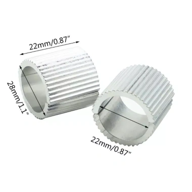 Bộ chuyển đổi kẹp tay lái xe máy 7-8 inch sang 1-1/8 inch, 22-28mm - Giá chỉ 53.680đ 6