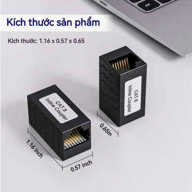 Bộ chuyển đổi khớp nối Ethernet ZoeRax RJ45 - Đầu nối đầu-cái sang đầu-cái cho Cat5E/6/7, giảm giá 54.999₫ 4