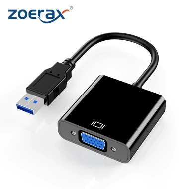 Bộ chuyển đổi USB3.0 sang VGA ZOERAX 1.080P - Hỗ trợ đa màn hình, PC, laptop, TV, máy chiếu - Giá chỉ 174.900đ 2 Bộ chuyển đổi USB3.0 sang VGA ZOERAX 1.080P - Hỗ trợ đa màn hình, PC, laptop, TV, máy chiếu - Giá chỉ 174.900đ 2