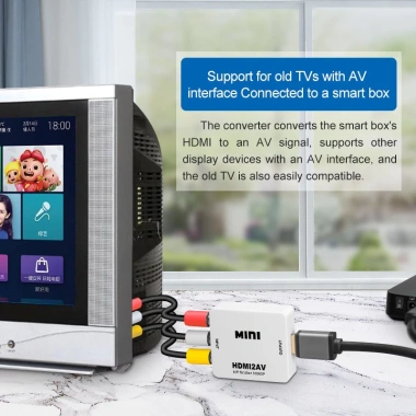 Bộ chuyển đổi ZOERAX HDMI Mini sang AV RCA 1.080P CVBS - Giá chỉ 92.290₫ 3 Bộ chuyển đổi ZOERAX HDMI Mini sang AV RCA 1.080P CVBS - Giá chỉ 92.290₫ 3