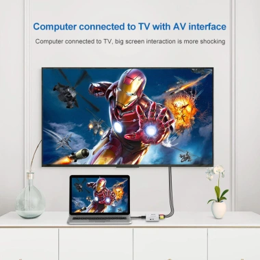 Bộ chuyển đổi ZOERAX HDMI Mini sang AV RCA 1.080P CVBS - Giá chỉ 92.290₫