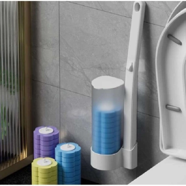 Bộ cọ vệ sinh 18 món dùng một lần, thiết kế tối giản hiện đại, hương oải hương chanh, tiện lợi và thơm mát