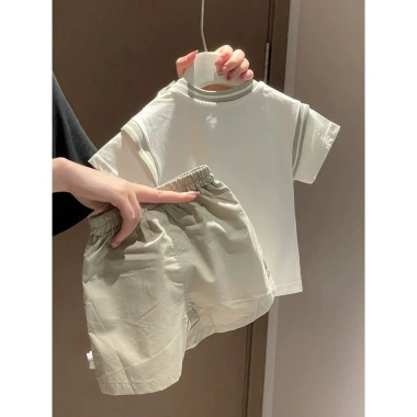 Bộ Colorblock Unisex 0-6Y Hàn Quốc Mùa Hè Thoáng Khí Chống Nắng Giá Ưu Đãi 285k