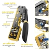 Bộ công cụ mạng ZoeRax RJ45 CAT6 CAT5E - kìm uốn, vũ nữ thoát dây, lưỡi dao, 20 đầu nối và bảo vệ phích cắm - Giá chỉ 373.999 VND 5