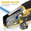 Bộ công cụ mạng ZoeRax RJ45 CAT6 CAT5E - kìm uốn, vũ nữ thoát dây, lưỡi dao, 20 đầu nối và bảo vệ phích cắm - Giá chỉ 373.999 VND 6