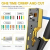 Bộ công cụ mạng ZoeRax RJ45 CAT6 CAT5E - kìm uốn, vũ nữ thoát dây, lưỡi dao, 20 đầu nối và bảo vệ phích cắm - Giá chỉ 373.999 VND 7