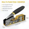 Bộ công cụ mạng ZoeRax RJ45 CAT6 CAT5E - kìm uốn, vũ nữ thoát dây, lưỡi dao, 20 đầu nối và bảo vệ phích cắm - Giá chỉ 373.999 VND 8