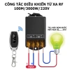Bộ công tắc RF 100m 30A 1.5HP 220V cho máy bơm nước rửa xe, kèm Remote 6