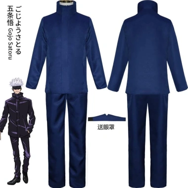 Bộ Cosplay PS2 Satoru Gojo Jujutsu Kaisen - Dành cho Người Lớn & Trẻ Em, Giá 380k