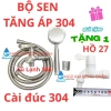 Bộ Củ Sen Tắm Lạnh Inox 304 - Vòi Nhôm, Dây Ren 21, Tay Sen Inox & Nhựa, 69.000₫ 2