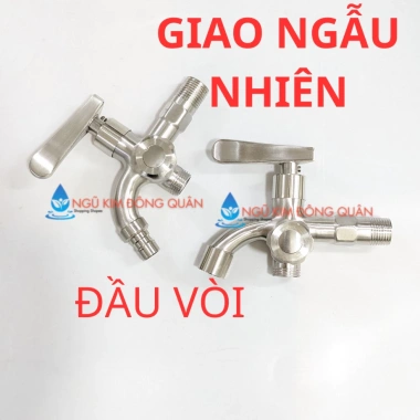 Bộ Củ Sen Tắm Lạnh Inox 304 - Vòi Nhôm, Dây Ren 21, Tay Sen Inox & Nhựa, 69.000₫