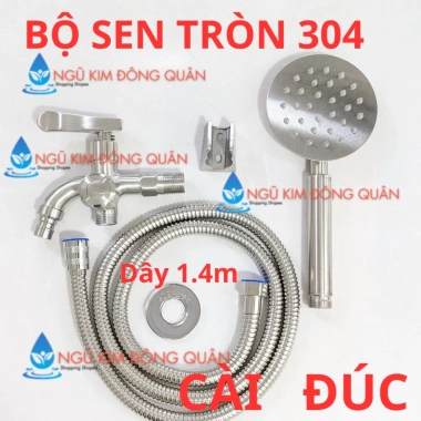 Bộ Củ Sen Tắm Lạnh Inox 304 - Vòi Nhôm, Dây Ren 21, Tay Sen Inox & Nhựa, 69.000₫ 9 Bộ Củ Sen Tắm Lạnh Inox 304 - Vòi Nhôm, Dây Ren 21, Tay Sen Inox & Nhựa, 69.000₫ 9