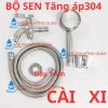Bộ Củ Sen Tắm Lạnh Inox 304 - Vòi Nhôm, Dây Ren 21, Tay Sen Inox & Nhựa, 69.000₫ 10