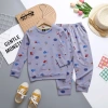 Bộ dài tay bé trai bé gái hoạt hình vải da cá mềm mát, xuất khẩu - Giá ưu đãi 79.000 VND
