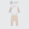 Bộ dài tay LaPom La Pomme cúc lệch họa tiết bé xinh - Đồ sơ sinh bé trai và gái giá 185.000 2