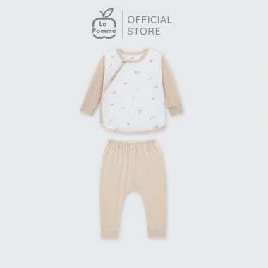 Bộ dài tay LaPom La Pomme cúc lệch họa tiết bé xinh - Đồ sơ sinh bé trai và gái giá 185.000 2 Bộ dài tay LaPom La Pomme cúc lệch họa tiết bé xinh - Đồ sơ sinh bé trai và gái giá 185.000 2