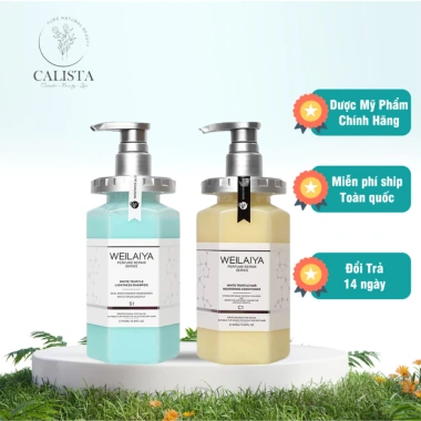 Bộ dầu gội phục hồi đa tầng Nấm Weilaiya Perfume Repair 450ml - Giá chỉ 1.52tr Bộ dầu gội phục hồi đa tầng Nấm Weilaiya Perfume Repair 450ml - Giá chỉ 1.52tr