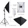Bộ đèn studio XT5A remote kèm Softbox 50x70cm, chân đèn 2m, bóng led 150W - Giá chỉ 229.500₫, ship nhanh 4