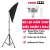 Bộ đèn studio XT5A remote kèm Softbox 50x70cm, chân đèn 2m, bóng led 150W - Giá chỉ 229.500₫, ship nhanh 8