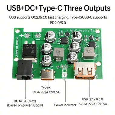 Bộ Điều Khiển Năng Lượng Mặt Trời 5V-9V-12V USB Cổng Đầu Ra Ổn Định QC2.0 Giá Ưu Đãi 6