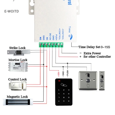 Bộ điều khiển truy cập E-WOITD - Phím RFID chịu nước, chống mưa, giá 243.100 VND 5 Bộ điều khiển truy cập E-WOITD - Phím RFID chịu nước, chống mưa, giá 243.100 VND 5