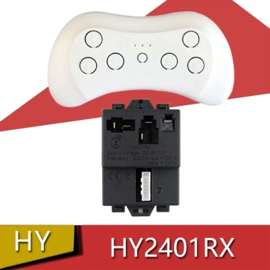 Bộ điều khiển từ xa METUBE cho xe đồ chơi RC - Bảng mạch HY2.401RX đen, giá ưu đãi 132.110 VND