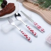 Bộ Đồ Ăn Di Động Inox 3 Mảnh Giả Gốm Hoạt Hình – Đũa Thìa Nĩa, Giá TRW0, 69.365đ 4