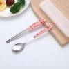 Bộ Đồ Ăn Di Động Inox 3 Mảnh Giả Gốm Hoạt Hình – Đũa Thìa Nĩa, Giá TRW0, 69.365đ 6