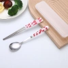 Bộ Đồ Ăn Di Động Inox 3 Mảnh Giả Gốm Hoạt Hình – Đũa Thìa Nĩa, Giá TRW0, 69.365đ 9