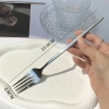 Bộ Đồ Ăn Thép Không Gỉ Phong Cách Ins – Thìa Nĩa Tinh Tế Cho Gia Đình, Giá 40.621₫ 7