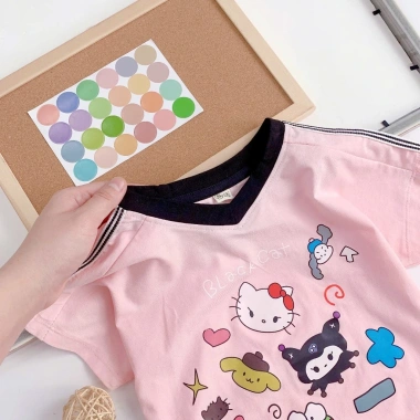 Bộ Đồ Bé Gái Hello Kitty Áo Hồng Quần Legging Đen Size 8‑22kg Giá 121k Giảm giá 5 Bộ Đồ Bé Gái Hello Kitty Áo Hồng Quần Legging Đen Size 8‑22kg Giá 121k Giảm giá 5