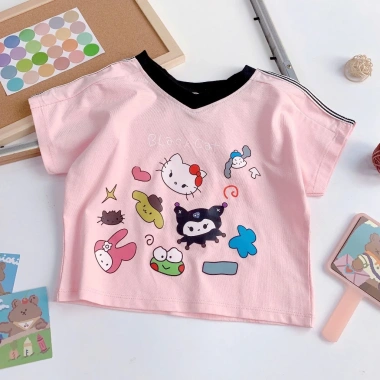 Bộ Đồ Bé Gái Hello Kitty Áo Hồng Quần Legging Đen Size 8‑22kg Giá 121k Giảm giá 6 Bộ Đồ Bé Gái Hello Kitty Áo Hồng Quần Legging Đen Size 8‑22kg Giá 121k Giảm giá 6